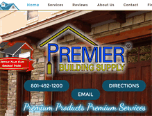 Tablet Screenshot of premierutah.com